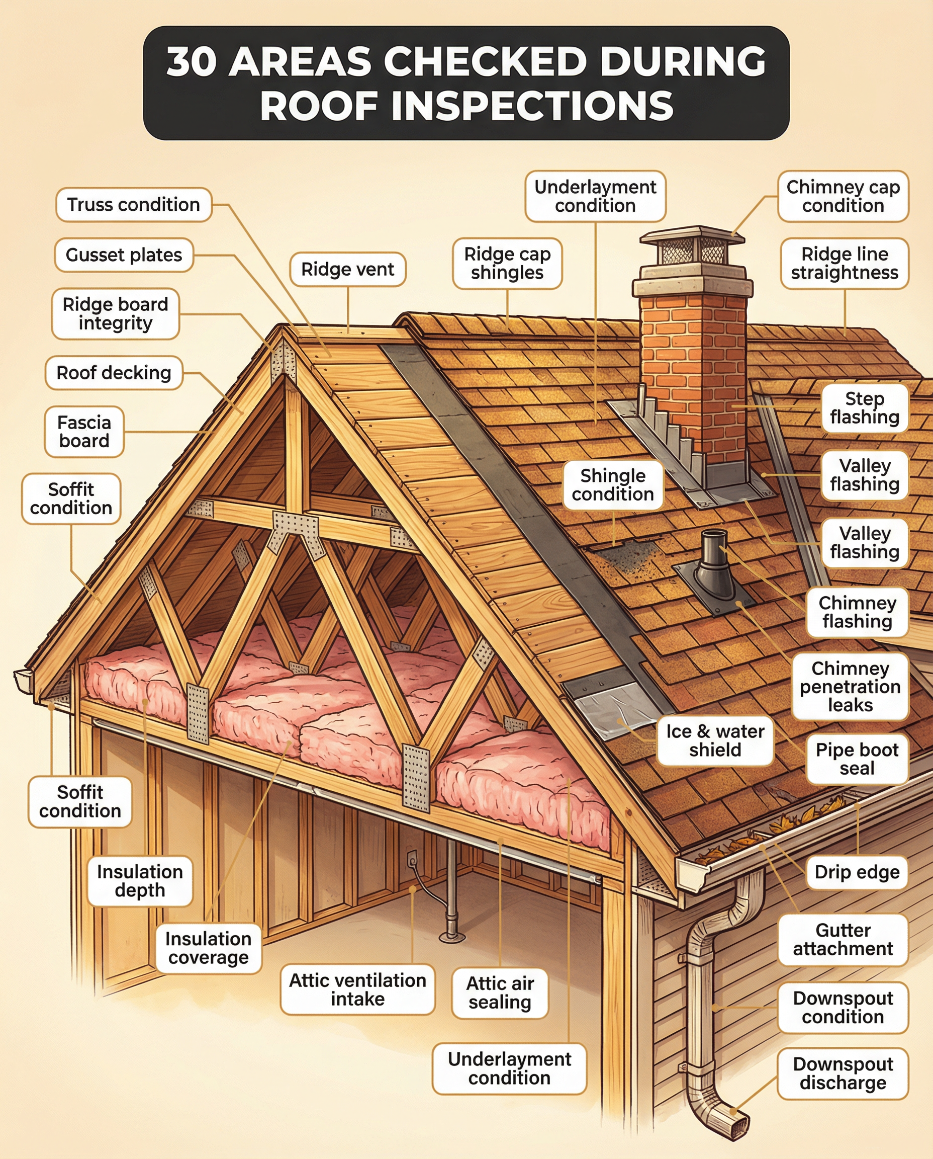 Roof Inspection Checklist: What a Home Inspector Is Really Looking At